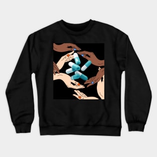 Raining pills Crewneck Sweatshirt